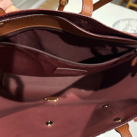 Coach Brown Leather Tote and Wallet Set - Picture 7 of 8